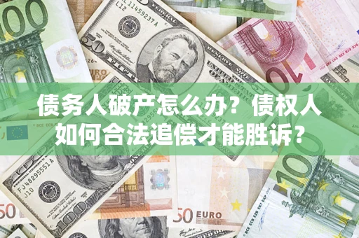 北京债务人破产怎么办？债权人如何合法追偿才能胜诉？