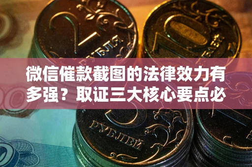 北京微信催款截图的法律效力有多强？取证三大核心要点必须知道！