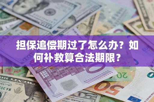 北京担保追偿期过了怎么办？如何补救算合法期限？