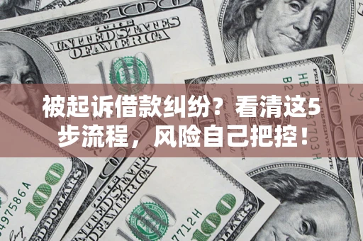 北京被起诉借款纠纷？看清这5步流程，风险自己把控！