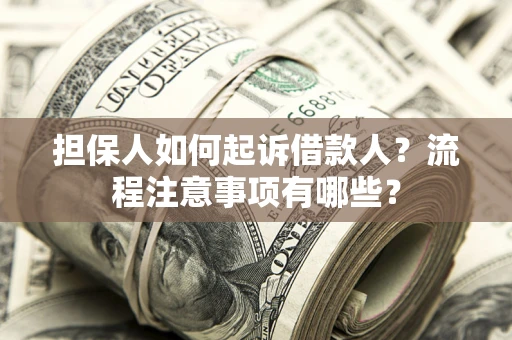 北京担保人如何起诉借款人？流程注意事项有哪些？
